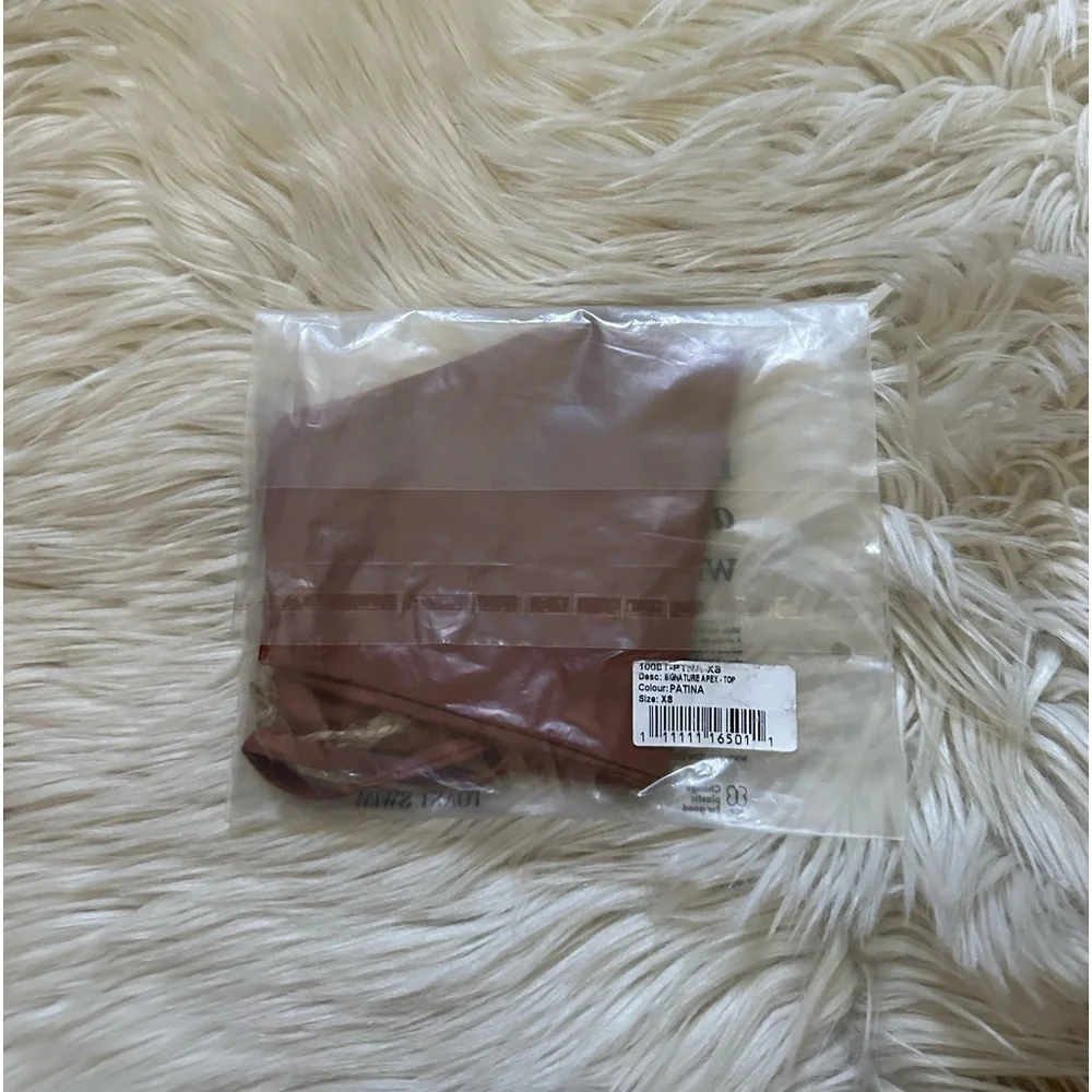 FREE PEOPLE x TOAST SWIM Signature Apex Top In Patina - Picture 3 of 4